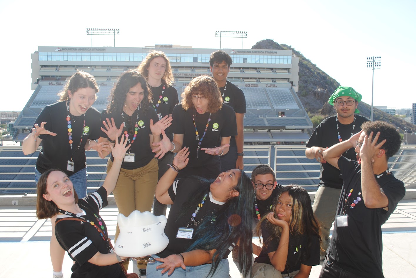 Funny iD Tech ASU Group Picture 2025